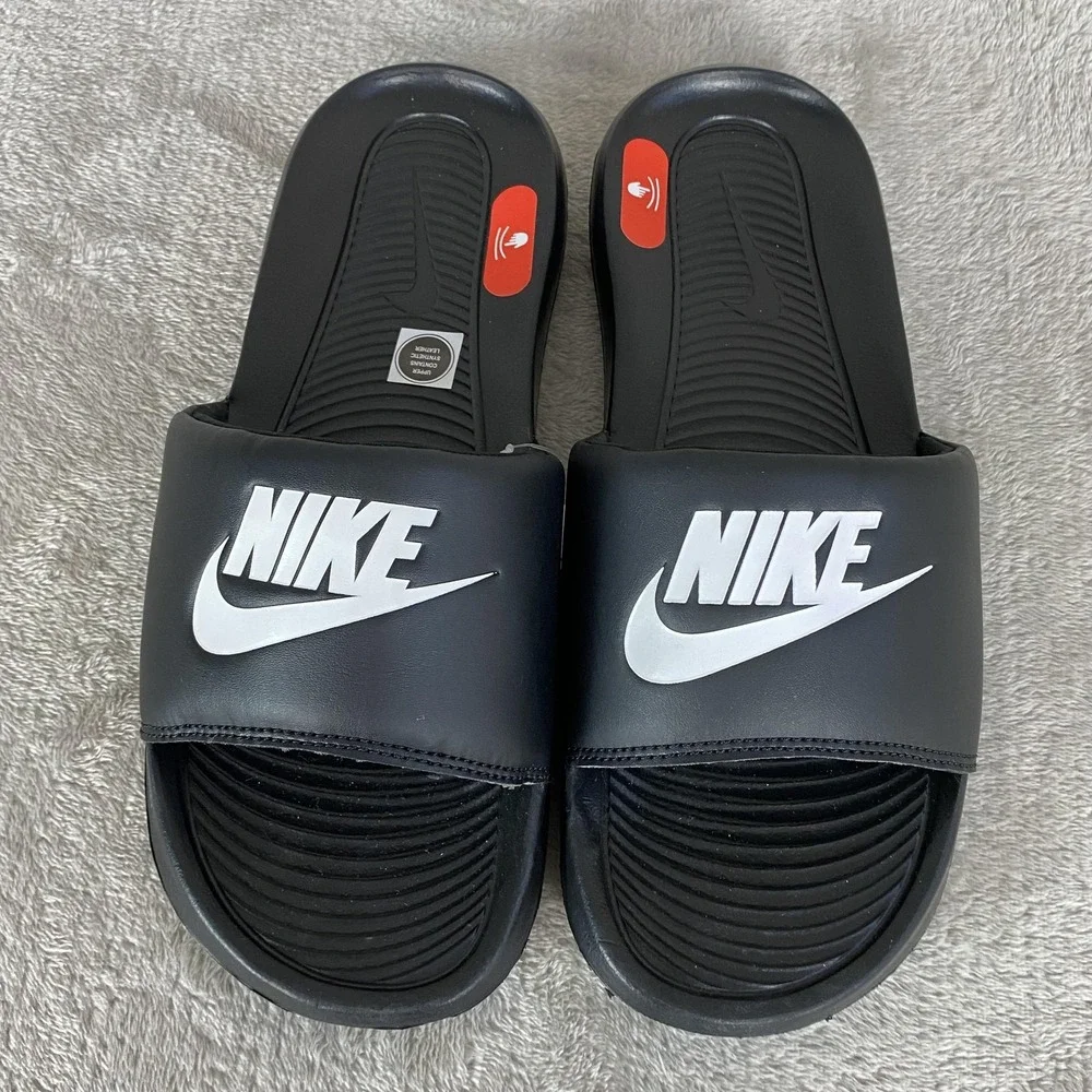 Nike Victori One Slide Sandals Mens Size 11 Black Comfort Slip On CN9675-002 NEW